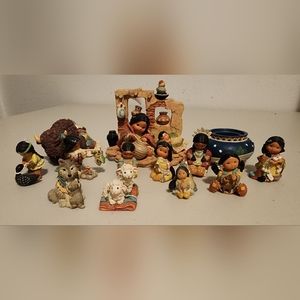 Enesco friends of the feather figures by Karen Hahn.